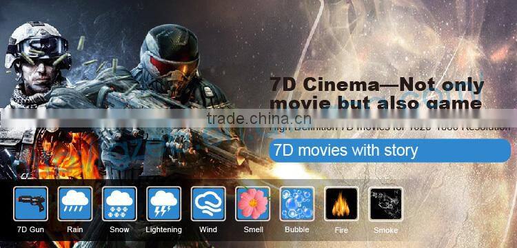 2014 Hot sale high-class hydraulic truck mobile 7d cinema