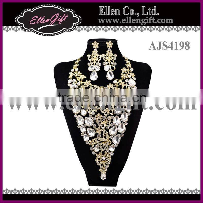 American Crystal Jewelry Set For Lady Party AJS4198