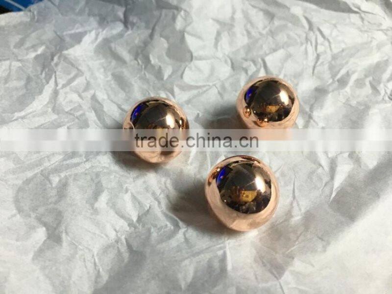 Die casting plating gold bead for Car phone holder OEM hardware