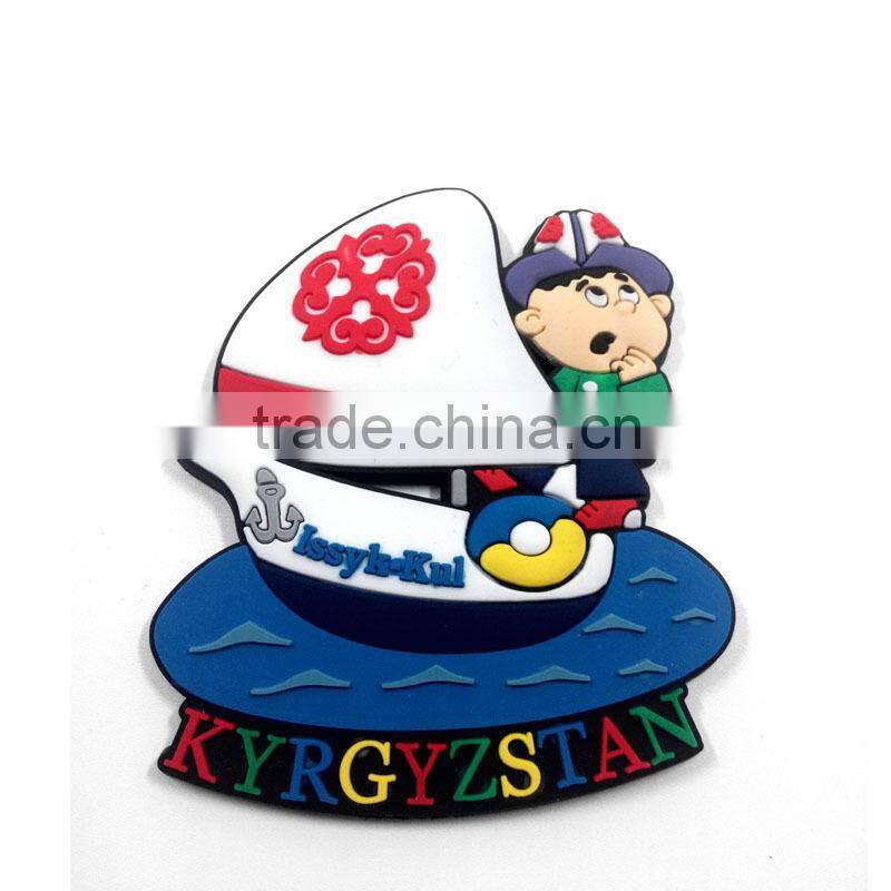 Lovely designs named PVC custom butterfly fridge magnet