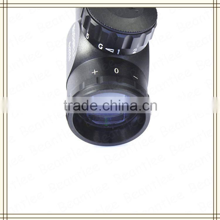 Cheap target rifle scope 4X32EG quick detach scope mount, high power gun hunting scope for sale