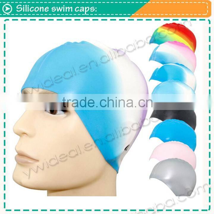 Make Your Own Logo Silicone Design Swim Caps