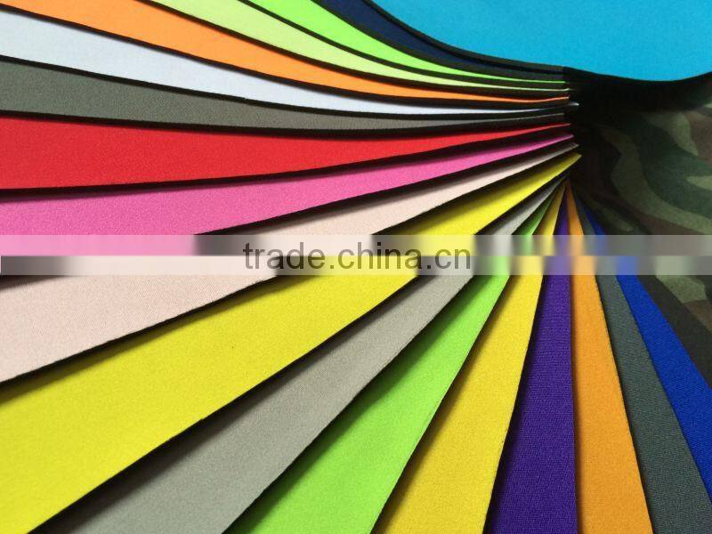 wholesale neoprene fabric laminated T cloth polyester fabric for laptop sleeve, footwear, abnehmen, fishing waders and lining