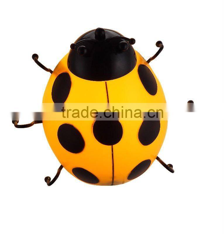 beautifu ladybug shape Craft wall Lamp for living room