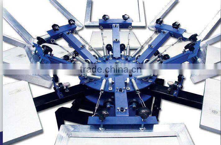 Manual screen printing for clothes