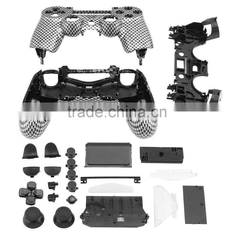 for ps4 Hydro Dipped Carbon Fiber controller Full shell case Controller Shell for PS4 Hydro Dipped Carbon Fiber design