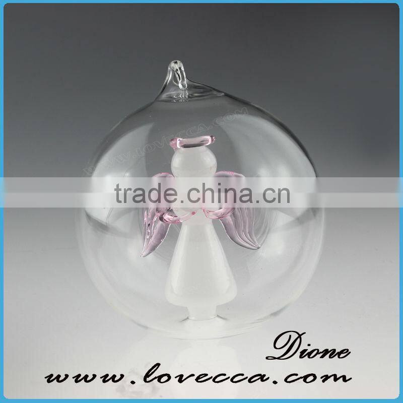 alibaba supplier Globe glass necklace, Miniature globe pendant, tiny ball necklace jewelry