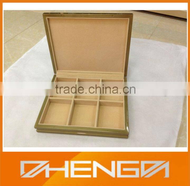 High Quality Black matte wooden tea box for gift(ZDL-W317)
