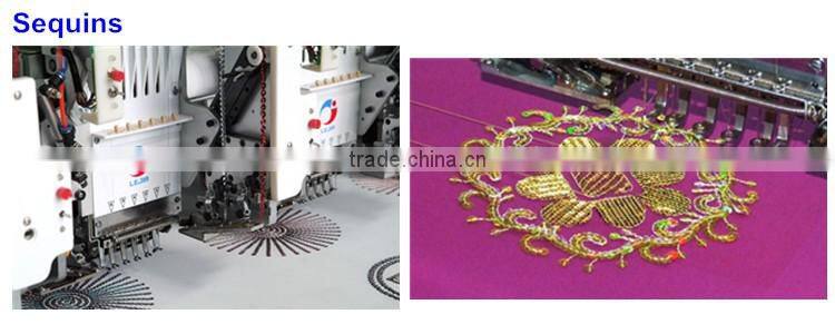 single head embroidery machines with prices(double sequin+chenille+simple coiling)