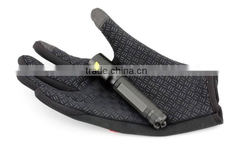 0.5w aluminum flashlight zoom glow flashlight