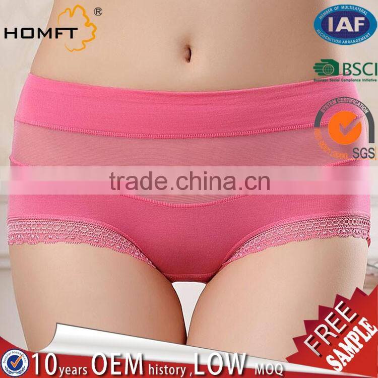 Heart Pattern Fashion Modal Lace Underwear For Girls