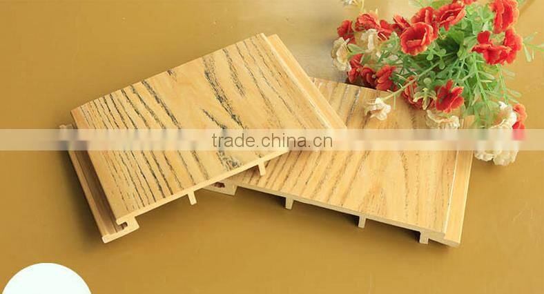 Environmental Friendly Wood Plastic Composite Fire Proof Textured WPC Wall Panels