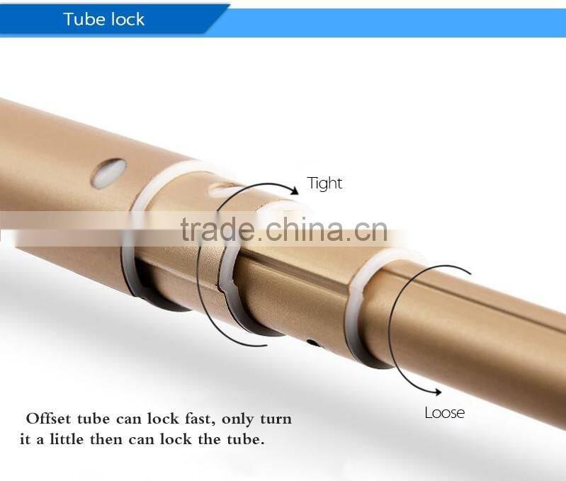 cell phone aluminum handheld flexible IOS android selfie stick