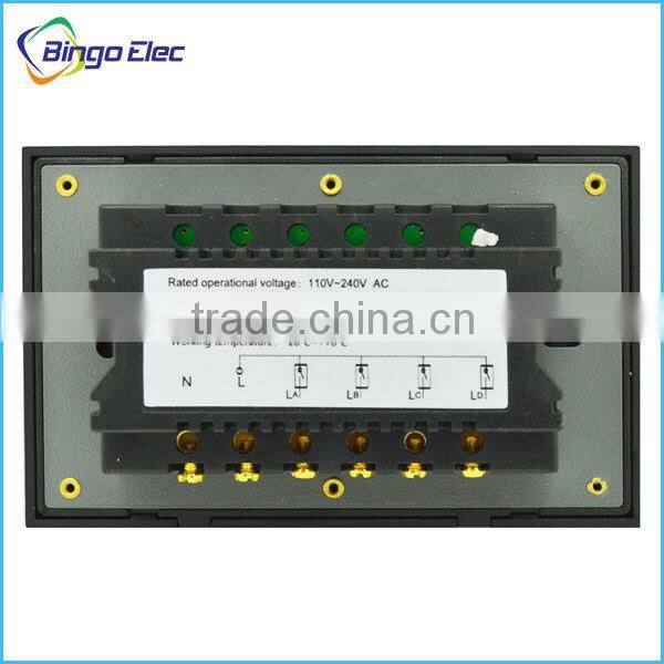 AU/US standard 118mm 3gang wall electronic power switch