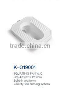 CHEAP PRICE BATHROOM SQUATTING PAN TOILET