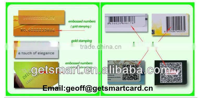 Business Card/PVC Business Card/Plastic Business Card/ Clear Business Card