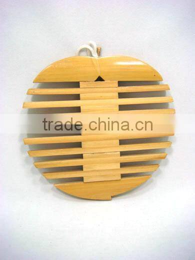 Fish-like Wood Pot Holder For One Dollar Item, Kitchenware