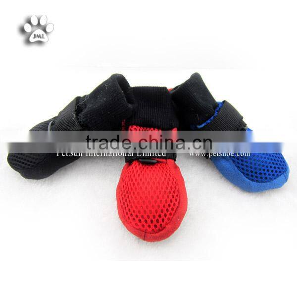 2014 Hot Sales JML Innovative Breathable Comfortable Mesh Dog Shoes Factory Pet Boots