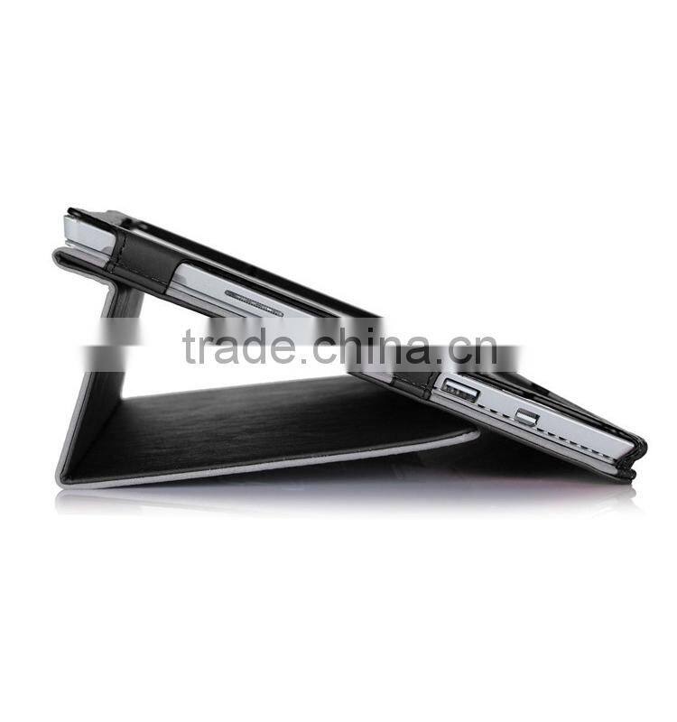 Handholder PU leather case cover for microsoft surface pro 3 12 inch windows tablet pc