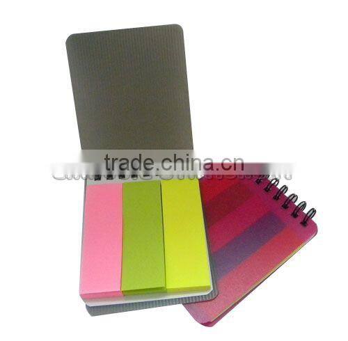 notebook with pencil