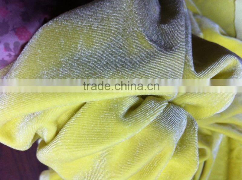 Latest Spandex Velvet Fabric for Fashion Dress from Factory
