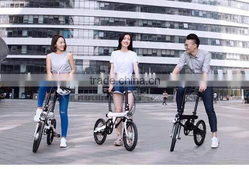 Xiaomi Mi Bicycle Qicycle 20km/h Foldable Bluetooth 4.0 Phone APP Monitor Electric Bicycle With 16 Inch xiaomi smart bike