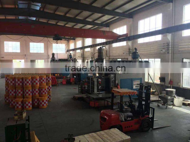 Entrance of the highway water filled barrier safety road barrier