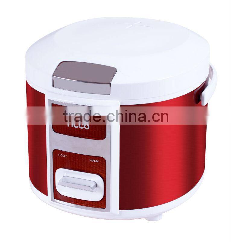 1.8L stainless steel body deluxe rice cooker