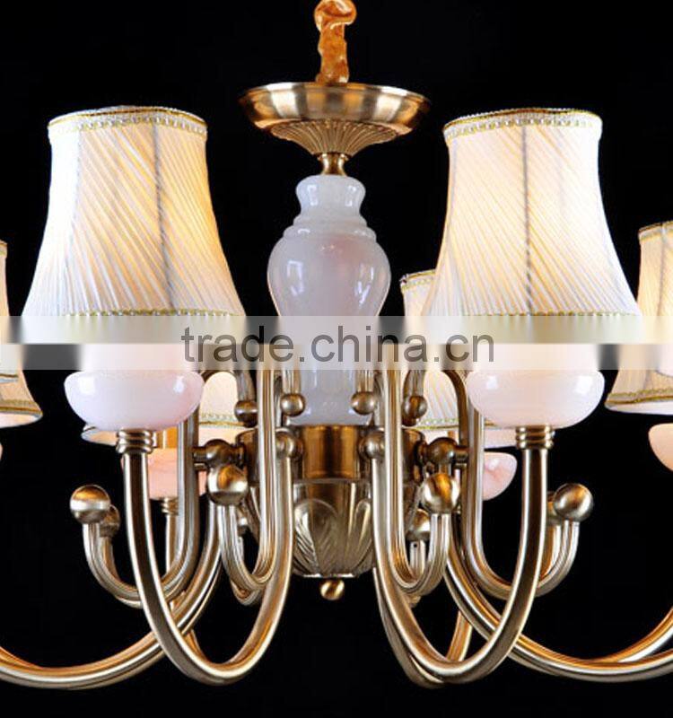 Sparkling marble lamps Iron skeleton chandelier