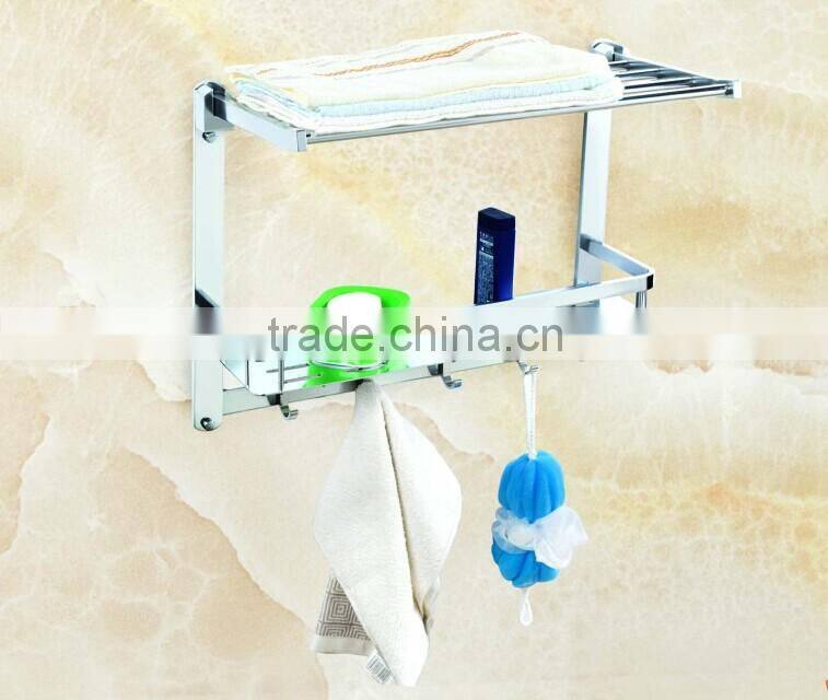 2017 aluminum hotel home towel shelf holder