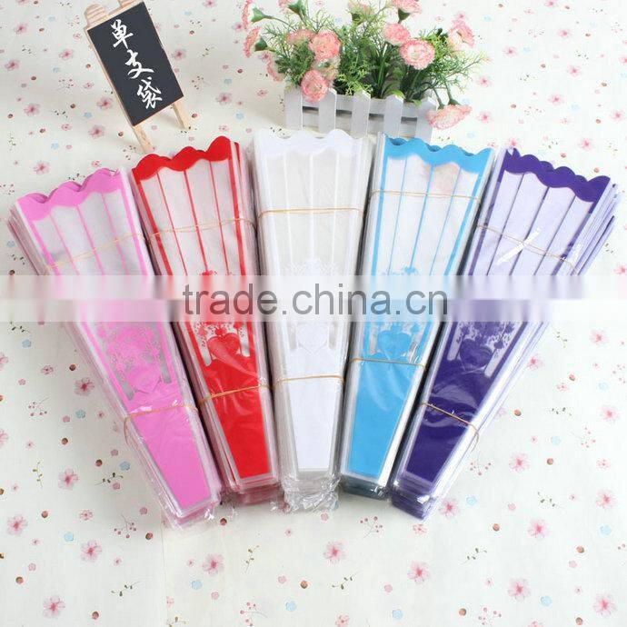 YiWu Good and cheap factory supply plastic sleeves for flowers