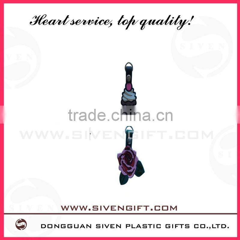 OEM Design rubber Zipper Puller