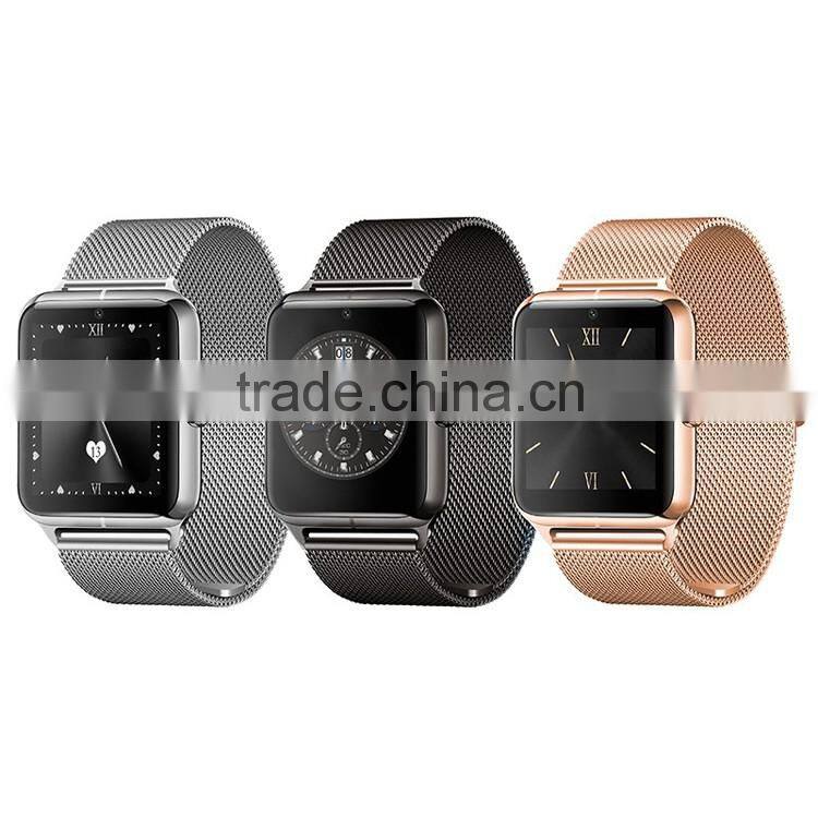 Touch screen gsm android phone calling support smart watch