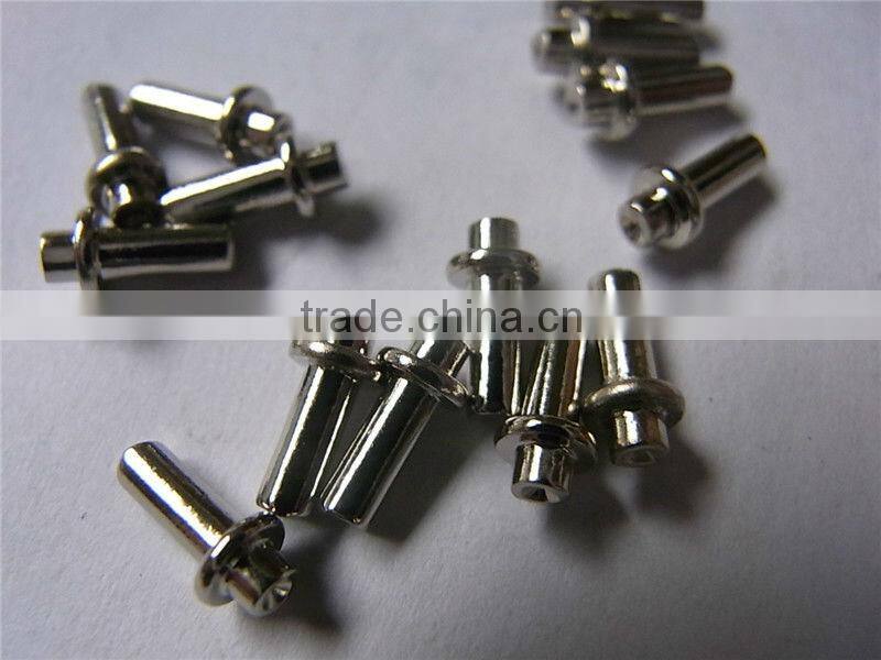 Stainless steel yellow Zinc plated cnc parts for Auto ignition part