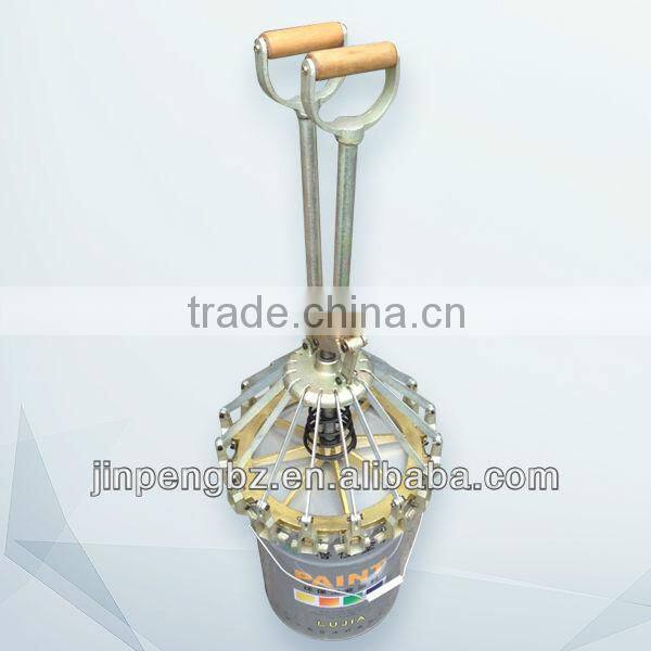 printed painting round metal can with lid