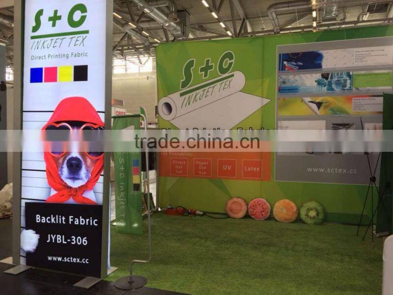 woven polyester direct printing blackout curtain fabric