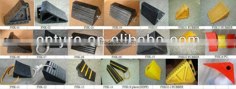 rubber truck wheel chock