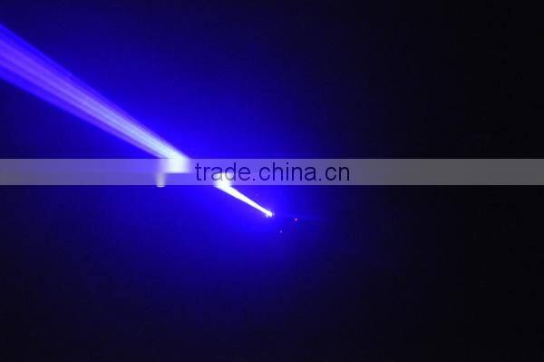 300mW Blue fat beam laser decorate lighting for wedding hotel