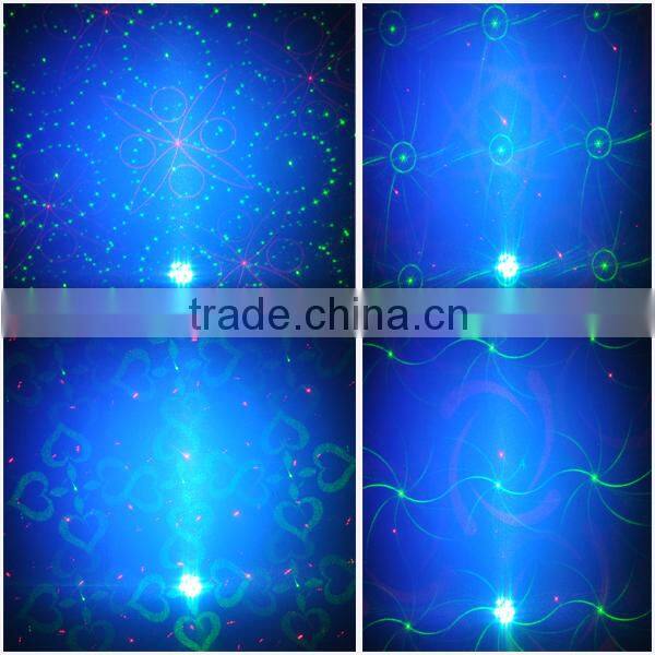 18W RGB Aluminum Indoor LED Par+150mW RG 12Gobos Twinkling Laser Light