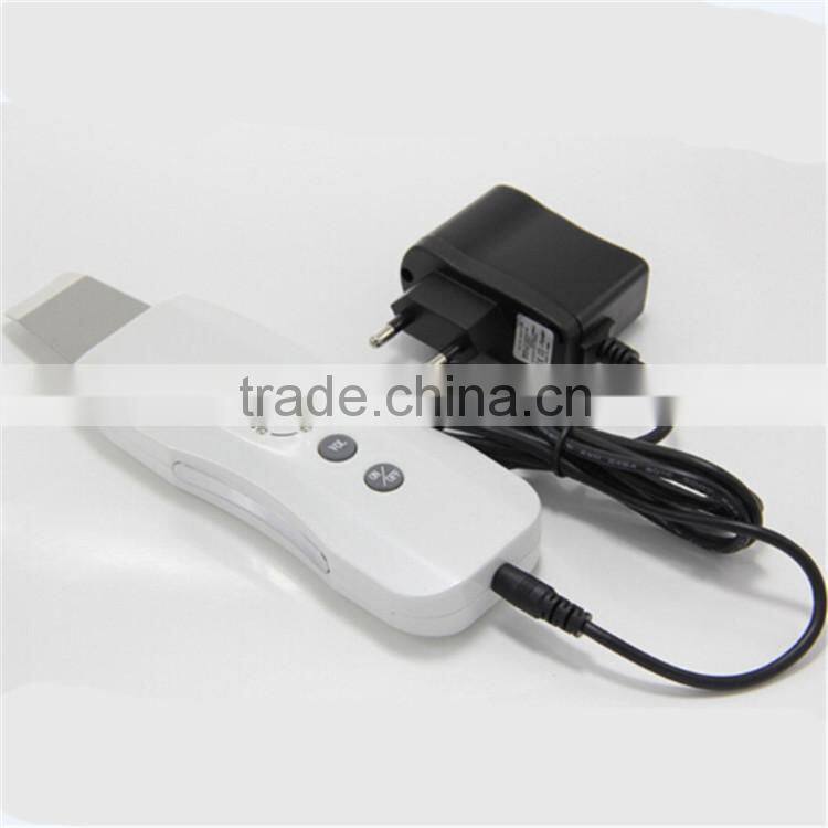 portable Rechargeable ultrasonic skin scrubber, skin scrubber ultrasonic peeling