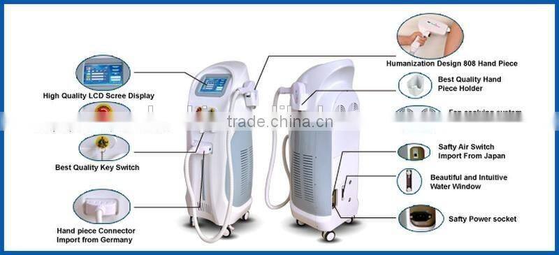 hair removal laser diode 808 Laser 2016 hot sale 808nm diode laser hair removal machine/hair removal speed 808
