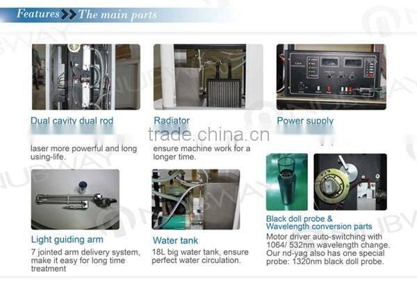 Popular Wholesale Price Q Switch Nd Yag Laser color Tattoo Removing Machine