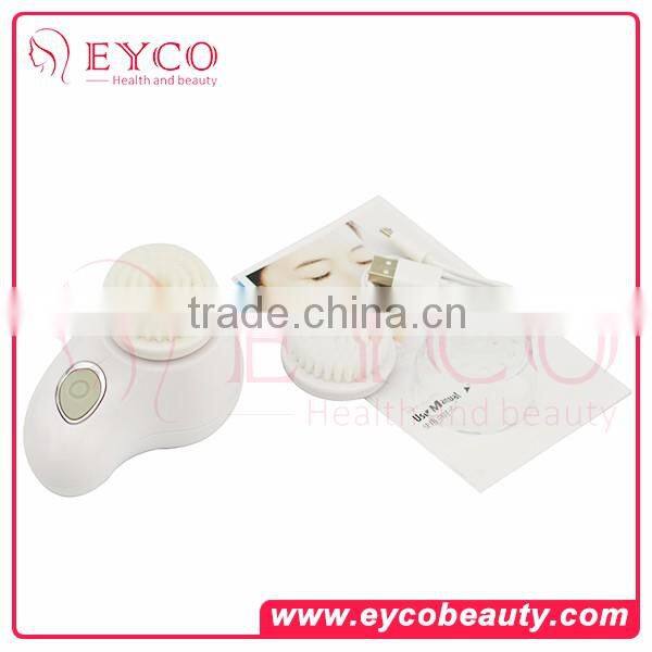 2016 electric body brush face beauty portable sonic skin pore facial cleaning brush