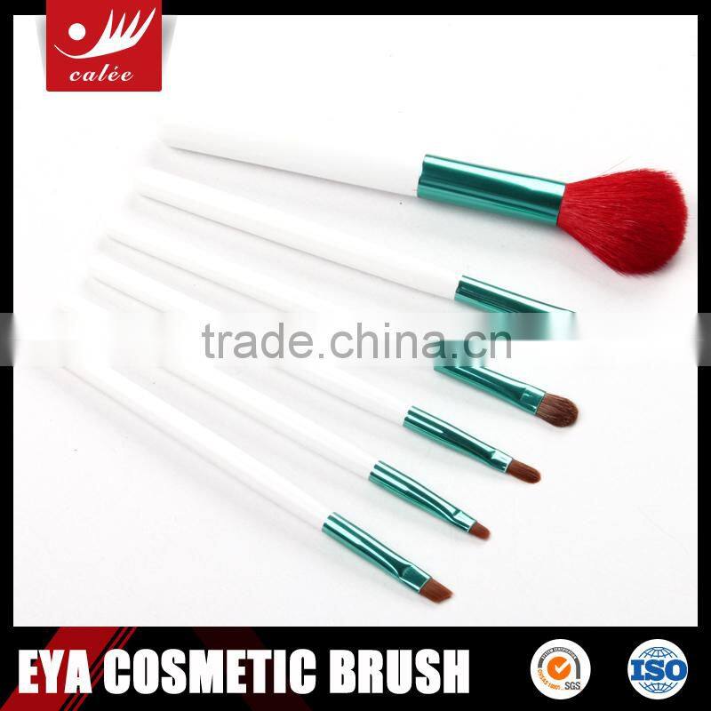 6pcs high quality travel makeup brushes