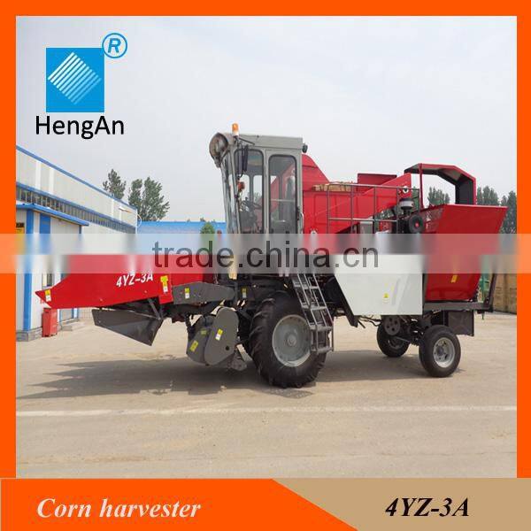 China 4YZ-3A cosechadora de maiz en espigas