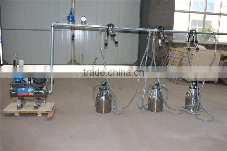 3 Buckets Milking Machine Price With Milking Vacuum Pump