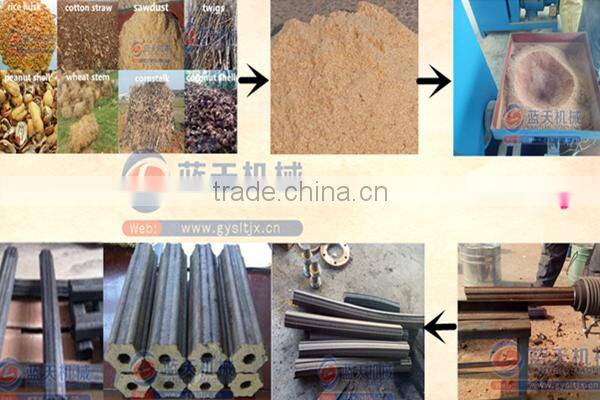 Easy Operate Wood Sawdust Briquette Extruder Machine