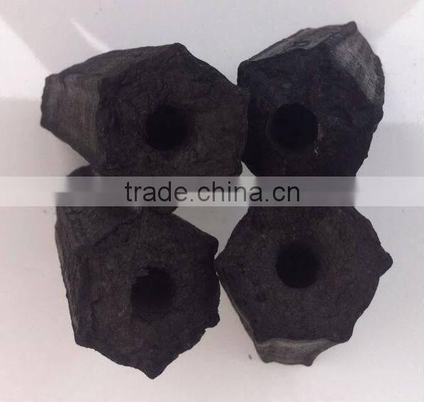 hexagon shape natural restaurant grade bbq charcoal