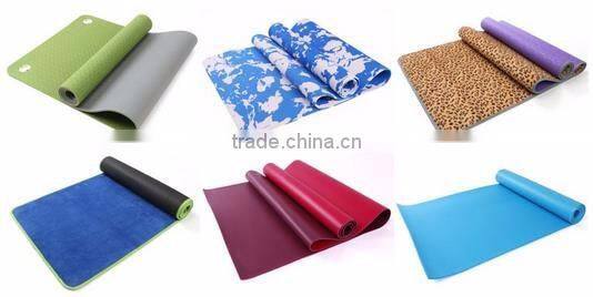 bamboo custom printed tpe yoga mat