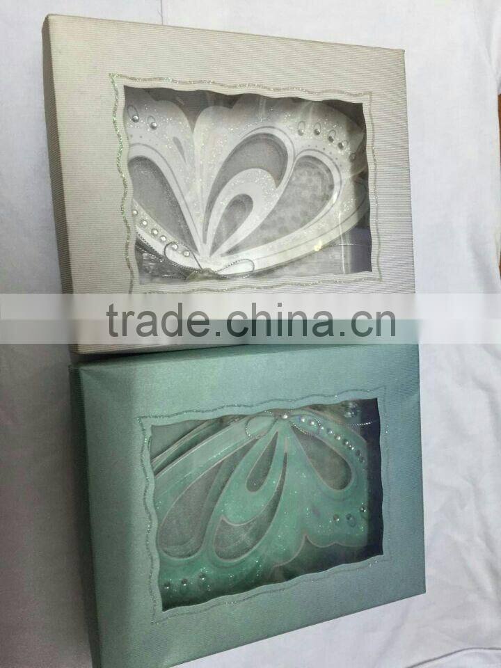 High quality butterfly wedding invitation card